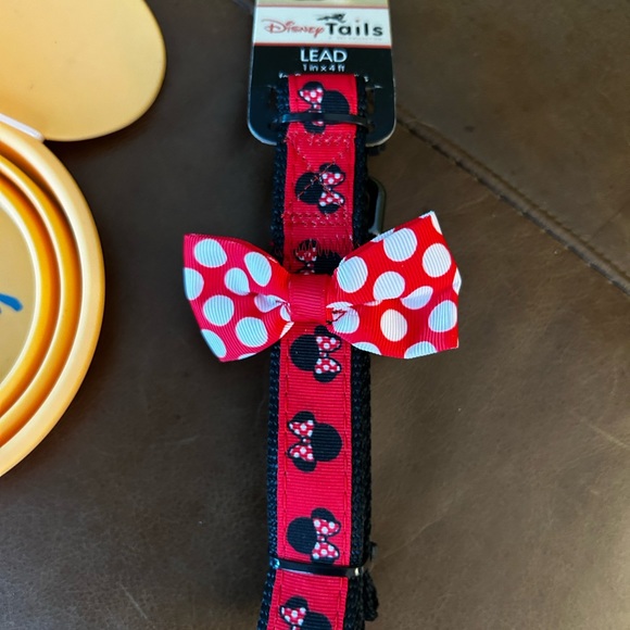 Brand new Disney water bowl and 4ft lead and collar - Picture 5 of 8